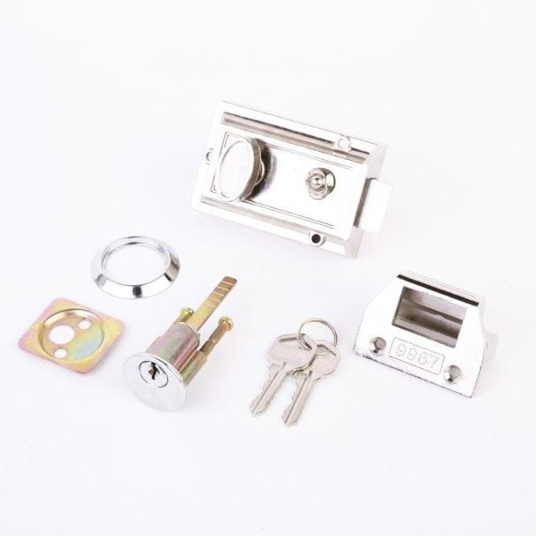 Imagen de Cerrojo de aplicar STOP niquelado