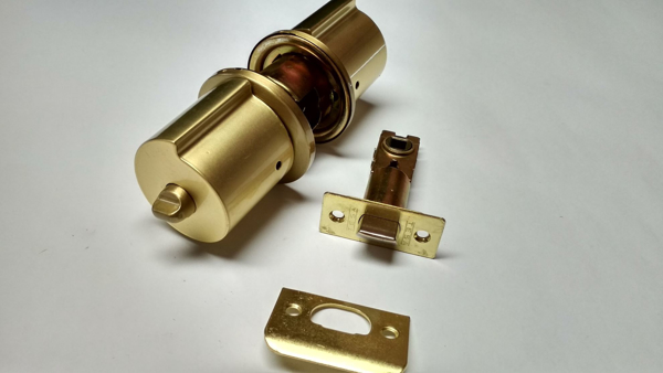 Imagen de Pomo Tesa Coma con llavín Bronce mate