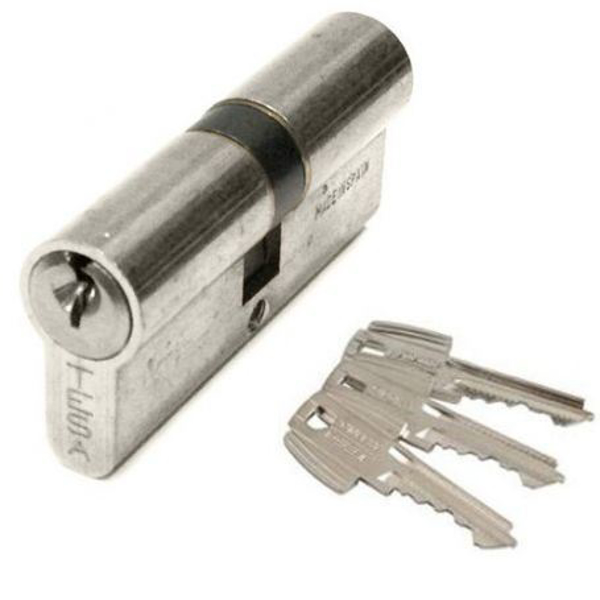 Imagen de Cilindro Europerfil Tesa 80mm (35-45) Niq. Dent.