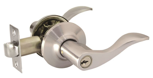 Imagen de Manija Yale Aston con llave. Cromo satinado.