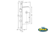 Imagen de Cerradura Star 810hz