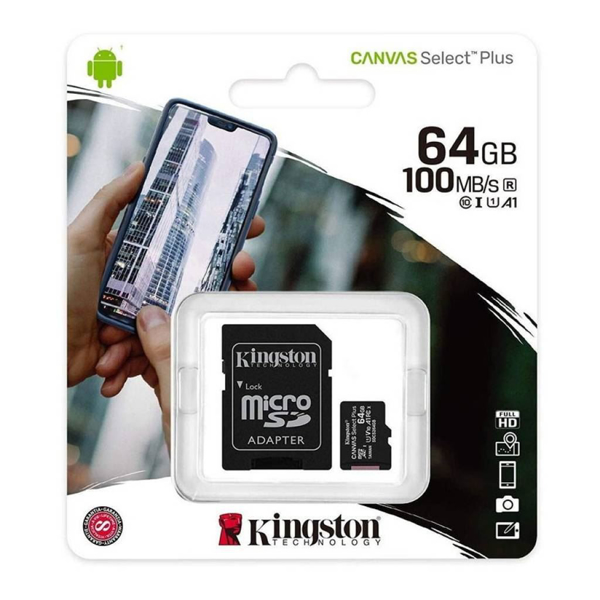 Imagen de Tarjeta de memoria MicroSD 64 gb con adaptador