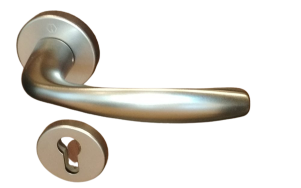 Imagen de Manilla New York Hoppe F9 Aluminio inox 1810/42K/4