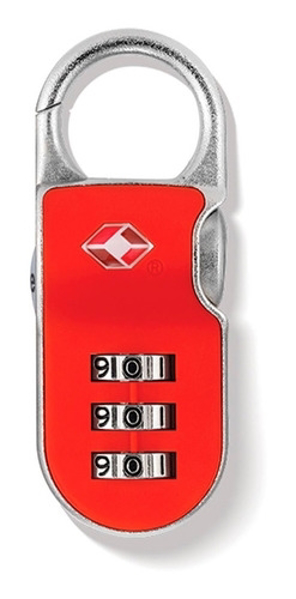 Imagen de Candado Yale de combinación TSA - Rojo