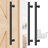 Imagen de Tirador para puerta de vidrio y madera YALE 1000X1500 NEGRO